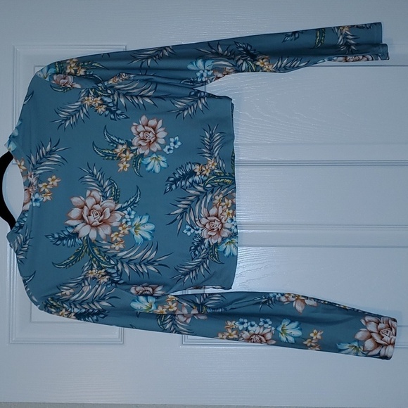 Azura Australia Mexicali Long Sleeve Crop Swim Top Size US 12 - Picture 8 of 8